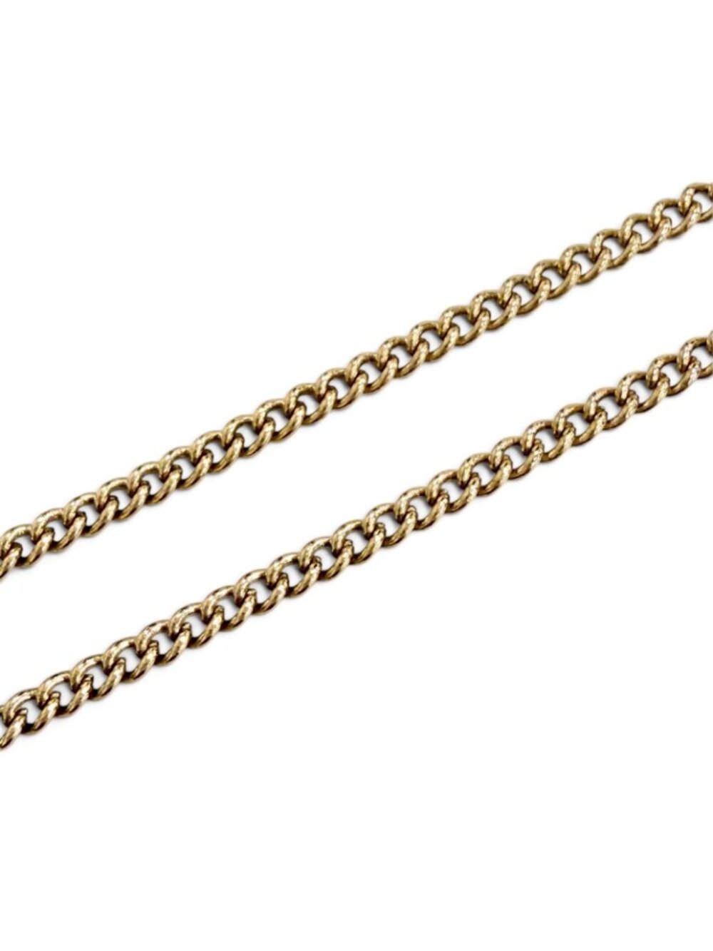 Chanel CC Logo Rhinestone Ribbon Necklace Gold - Picture 7 of 10